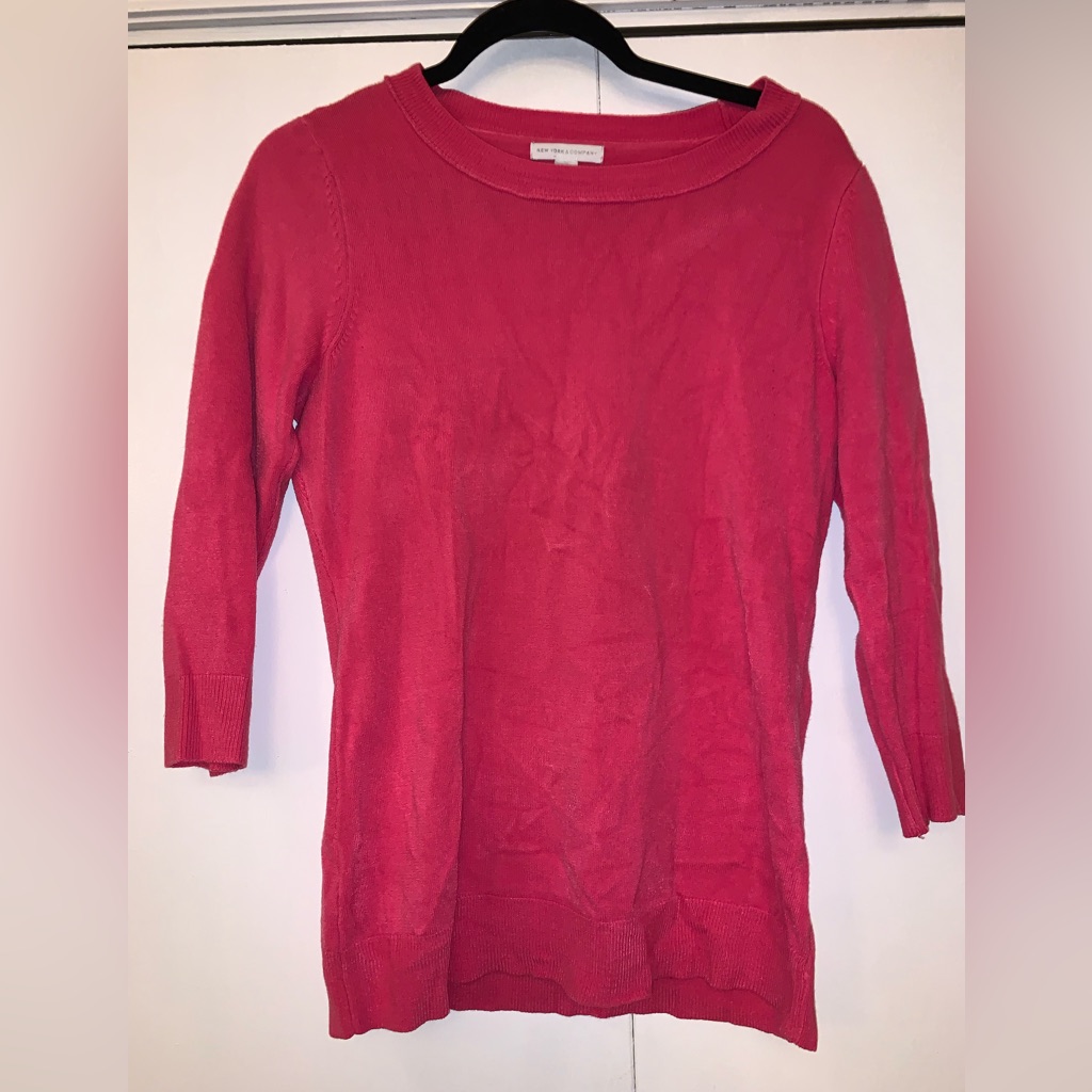 New York & Co Pink Sweater